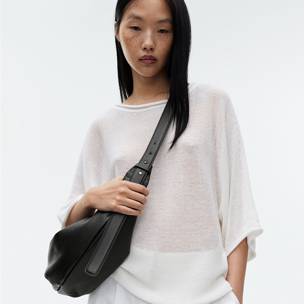 Arket Curved Leather Shoulder bag